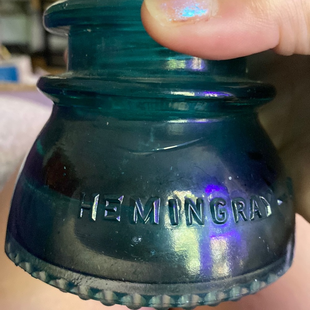 5️⃣/5️⃣HEMINGRAY-42 glass power insulator